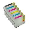 Comp Epson 6 pack T0491 to T0496 Bk,Cyan,Mag,Yel,Lt.Cyan,Lt.Mag